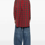 Camicia a quadri in rosso Undercover - uomo 