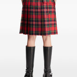 Gonna midi con  motivo tartan in rosso Undercover - donna 