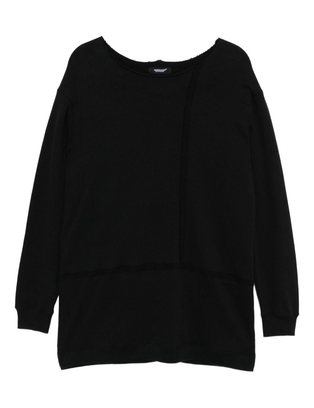 Maglione con bordo vivo in nero Undercover - uomo 