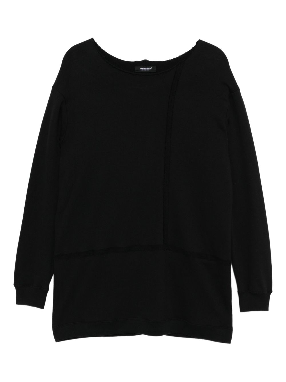 Maglione con bordo vivo in nero Undercover - uomo 