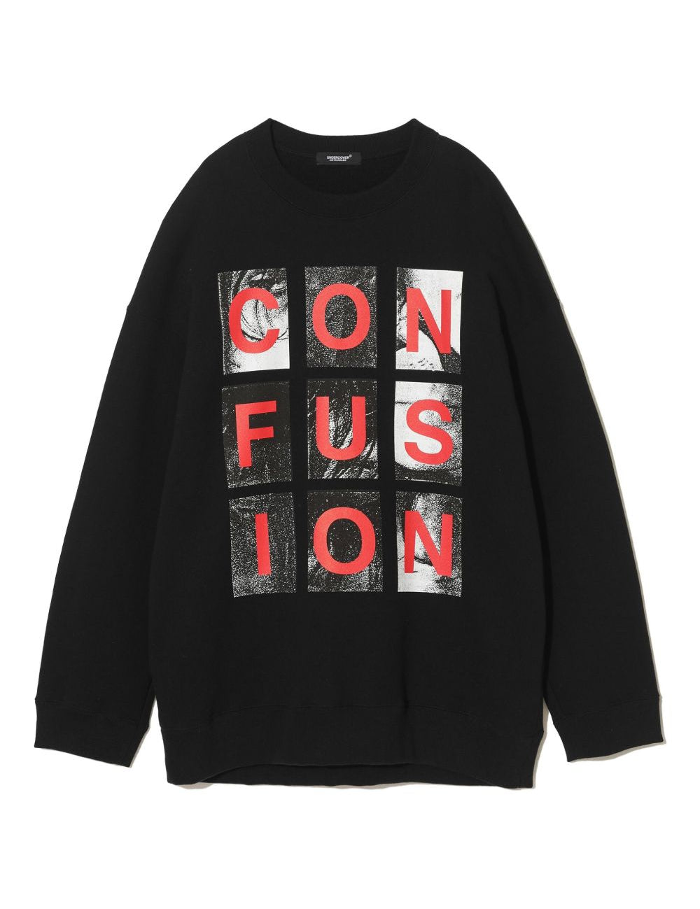 Felpa con stampa grafica in nero Undercover - uomo 