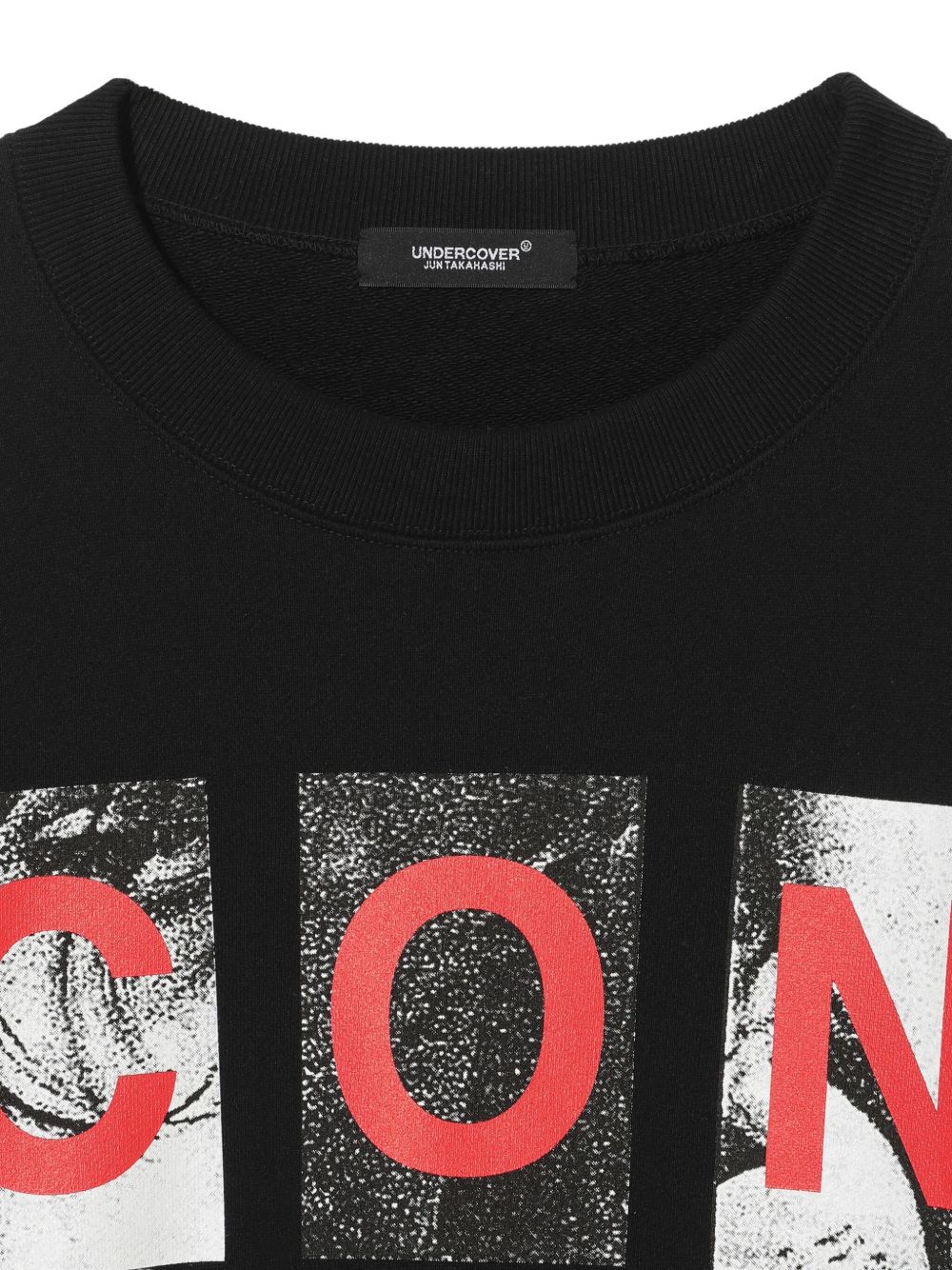 Felpa con stampa grafica in nero Undercover - uomo 
