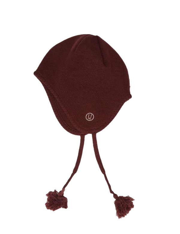 Cappello con nappe in bordeaux Undercover - unisex 