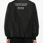 Giacca con abbottonatura automatica in nero Undercover - uomo 