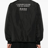 Giacca con abbottonatura automatica in nero Undercover - uomo 