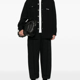 Camicia con abbottonatura in nero Undercover - uomo 