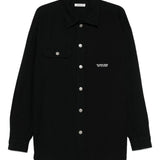 Camicia con abbottonatura in nero Undercover - uomo 