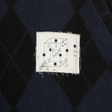 Cardigan con design a rombi in blu Undercover - uomo 