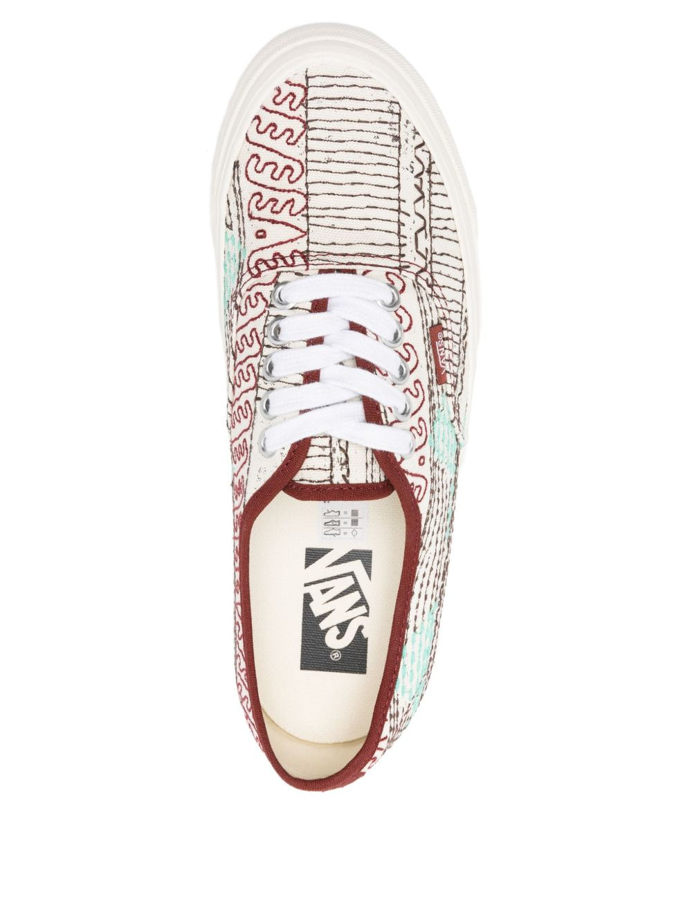 Sneakers LX Authentic 44 Persian Rug in bianco 
