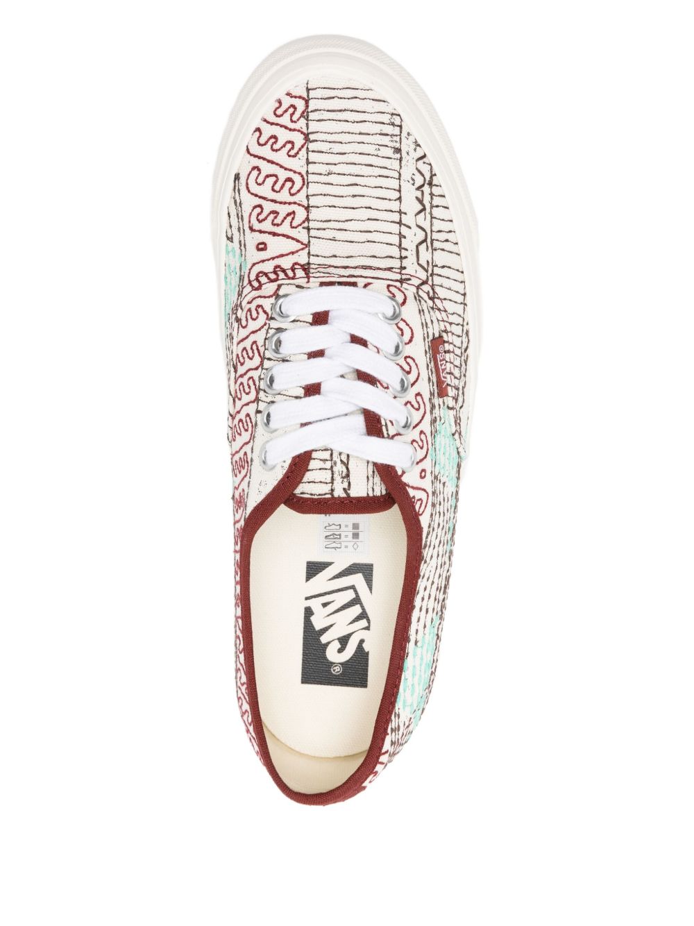 Sneakers LX Authentic 44 Persian Rug in bianco 