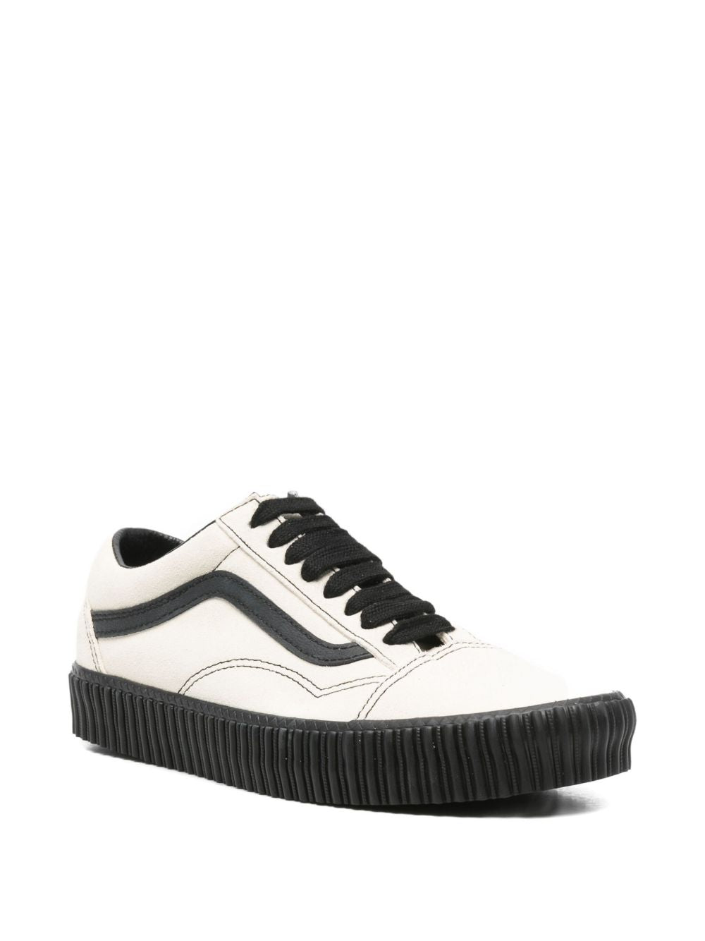 Sneakers old skool creeper grunge in bianco 