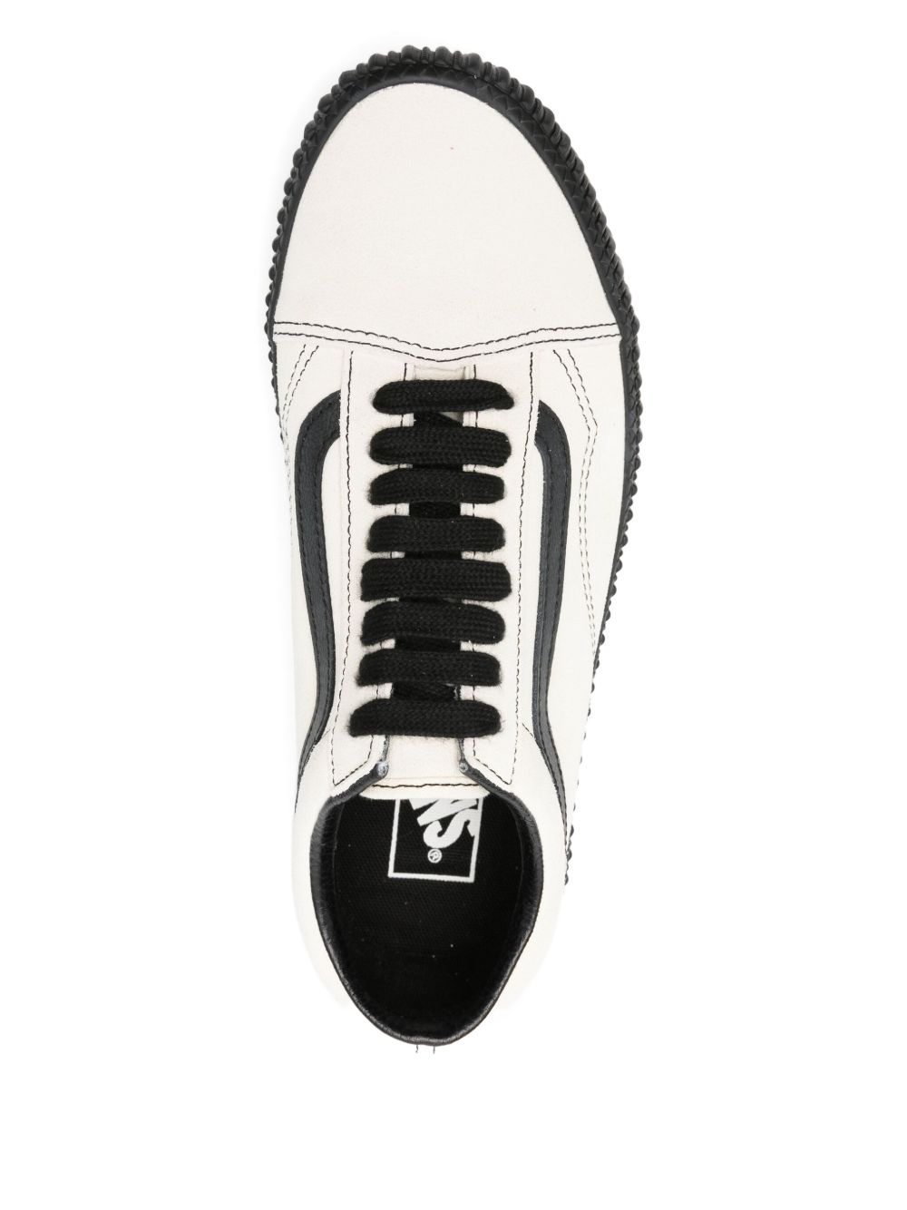 Sneakers old skool creeper grunge in bianco 