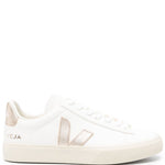 Sneakers Campo in bianco e oro 