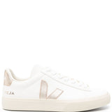 Sneakers Campo in bianco e oro 