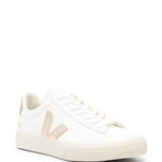 Sneakers Campo in bianco e oro 