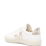 Sneakers Campo in bianco e oro 