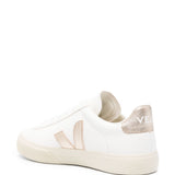 Sneakers Campo in bianco e oro 