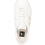 Sneakers Campo in bianco e oro 