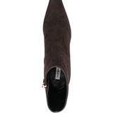 Stivaletti a punta in marrone Victoria beckham - donna 