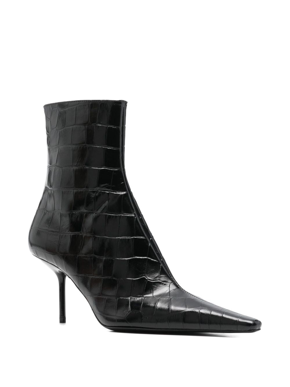 Stivali Sloan con effetto coccodrillo in nero Victoria beckham - donna 
