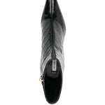 Stivali Sloan con effetto coccodrillo in nero Victoria beckham - donna 
