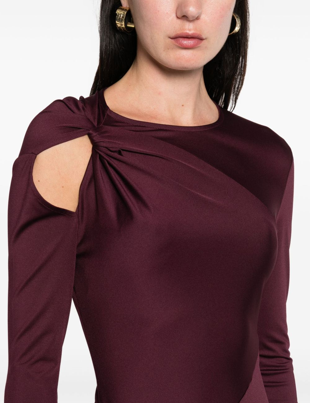 Top a maniche lunghe con dettagli cut-out Victoria Beckham - donna 