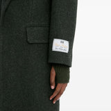 Cappotto in lana in verde Victoria beckham - donna 