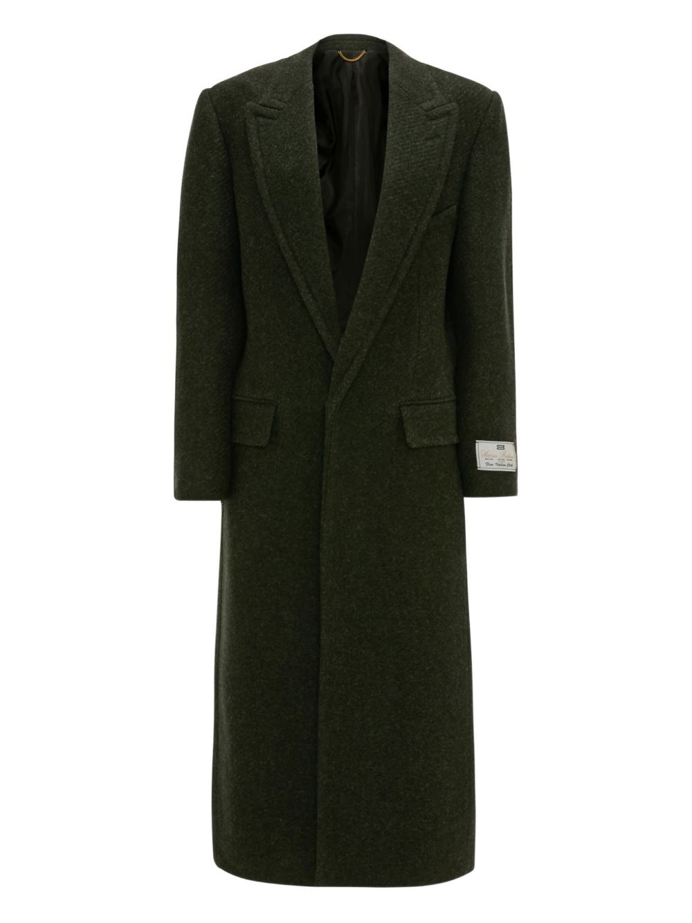 Cappotto in lana in verde Victoria beckham - donna 