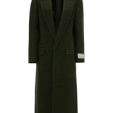 Cappotto in lana in verde Victoria beckham - donna 