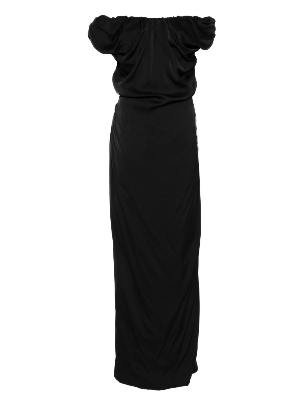 Abito lungo Ginnie Amber con spalle scoperte in nero Vivienne westwood - donna 