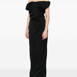Abito lungo Ginnie Amber con spalle scoperte in nero Vivienne westwood - donna 