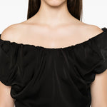 Abito lungo Ginnie Amber con spalle scoperte in nero Vivienne westwood - donna 