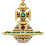 Collana con pendente Orb in oro Vivienne westwood - donna 