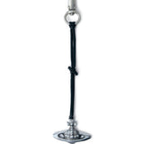 Portachiavi con applicazione Orb in argento Vivienne westwood - donna 