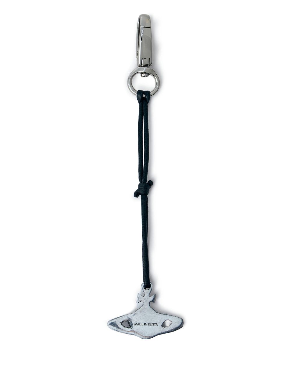 Portachiavi con applicazione Orb in argento Vivienne westwood - donna 