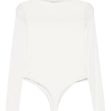 Body a collo alto in bianco Wardrobe.Nyc - donna 