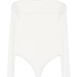 Body a collo alto in bianco Wardrobe.Nyc - donna 