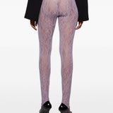Leggings con staffa in lilla Wardrobe.Nyc - donna 