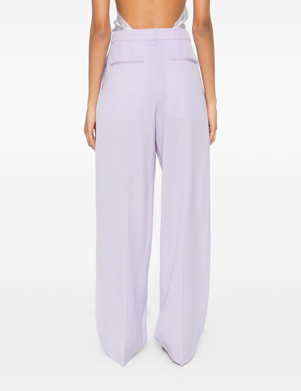Pantaloni plissé in lilla Wardrobe.Nyc - donna 