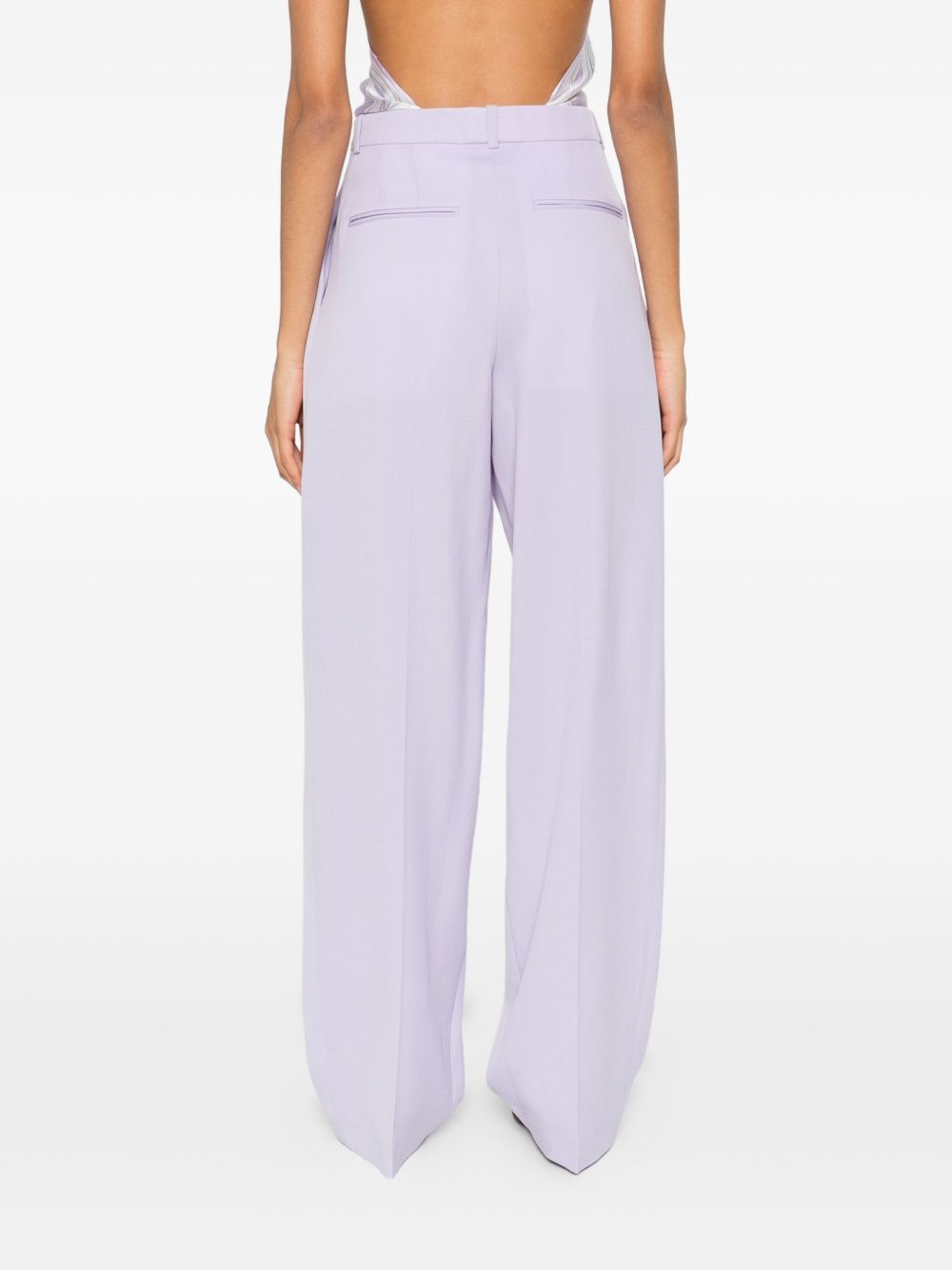 Pantaloni plissé in lilla Wardrobe.Nyc - donna 