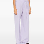 Pantaloni plissé in lilla Wardrobe.Nyc - donna 