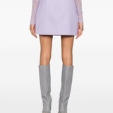 Minigonna con zip in lilla Wardrobe.Nyc - donna 