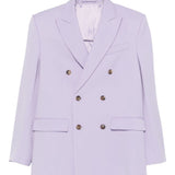 Blazer doppiopetto in lilla Wardrobe.Nyc - donna 