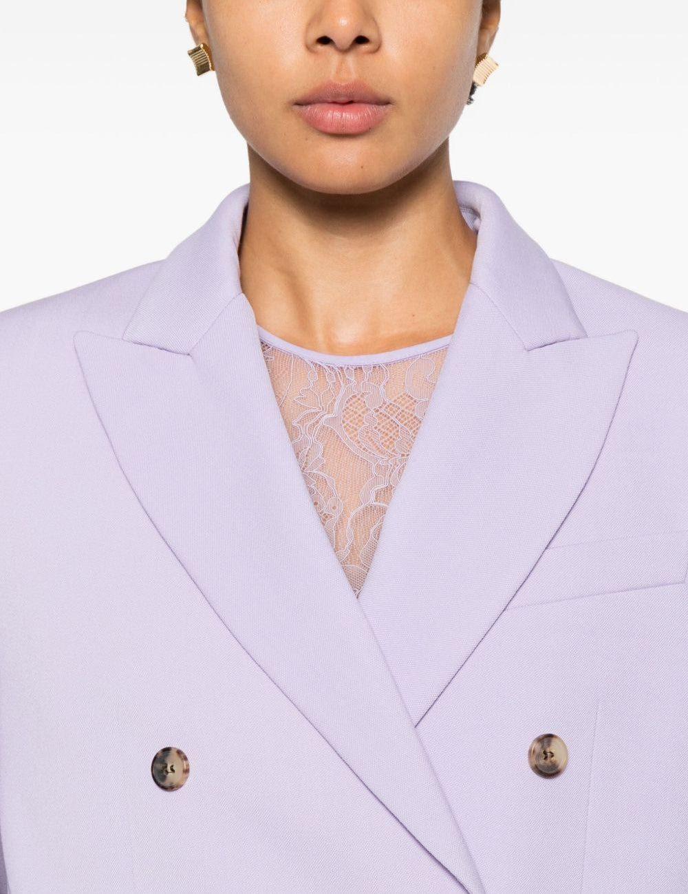 Blazer doppiopetto in lilla Wardrobe.Nyc - donna 