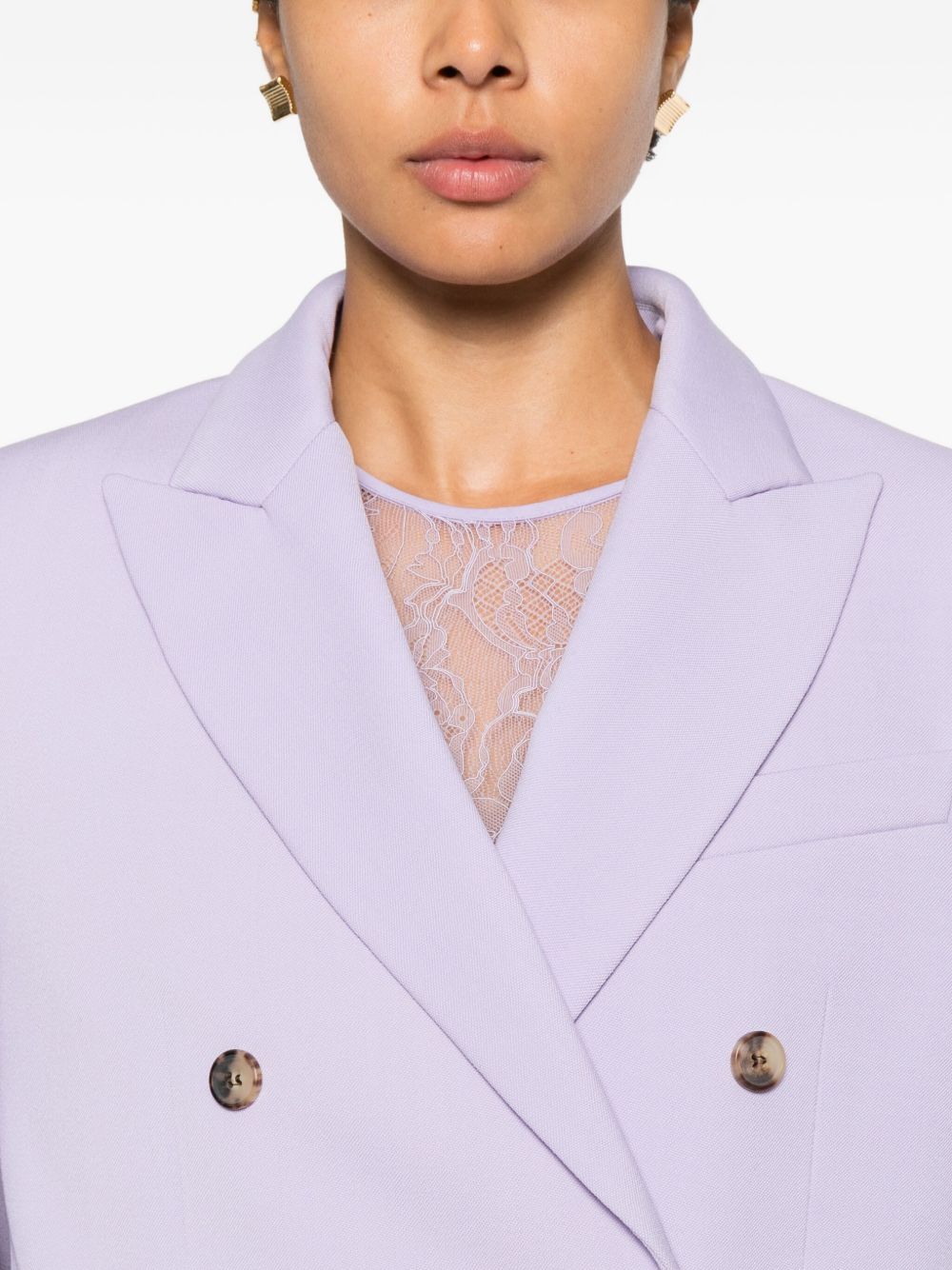 Blazer doppiopetto in lilla Wardrobe.Nyc - donna 