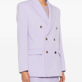 Blazer doppiopetto in lilla Wardrobe.Nyc - donna 