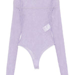 Body con maniche lunghe in lilla Wardrobe.Nyc - donna 