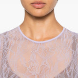 Body con maniche lunghe in lilla Wardrobe.Nyc - donna 