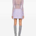 Body con maniche lunghe in lilla Wardrobe.Nyc - donna 