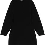 Abito mini a manice lunghe Power in nero Wardrobe.Nyc - donna 